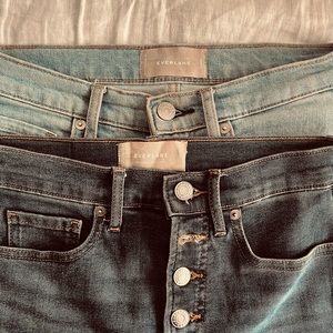 Everlane The Vintage Skinny  + High Rise Jeans (BOGO)